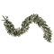 Northlight 9' x 10" Pre-lit Snow Mountain Pine Artificial Christmas Garland - Clear Lights